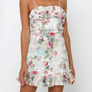 Hello Molly WATER LILY BRIDGE DRESS WHITE